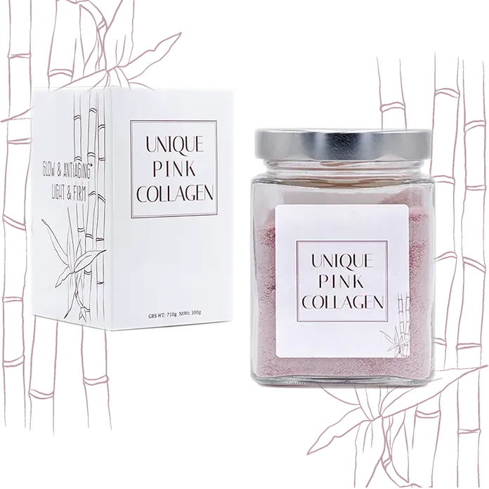 Банка и упаковка UNIQUE Pink Collagen